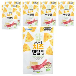 포켄스 강아지 과일먹은 치즈덴탈껌, 딸기, 100g, 6개