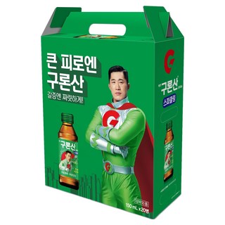 해태htb 구론산 스파클링 오리지날액 음료 선물세트, 150ml, 20개