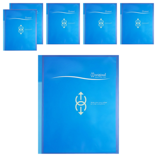 DaTaBanK 三田文具 A4 大4孔Original 可換封面資料夾 TS04-1303, 藍色, 6本