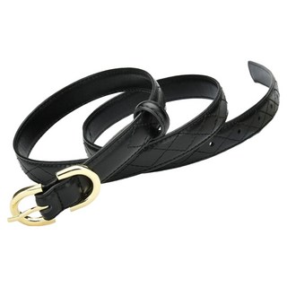 LIKEHOUSE 喜番屋 真皮牛針釦菱格紋女士腰帶皮帶 LL132