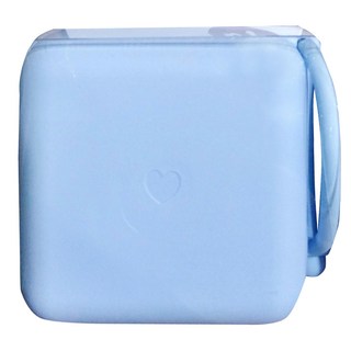 BIBS Pacibox 奶嘴盒 - 丹麥製, PP塑膠材質, 可當零食盒, 寶貝藍, 1個