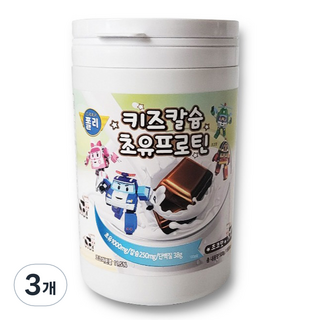 Robocar Poli 兒童鈣初乳蛋白巧克力味, 500g, 3個