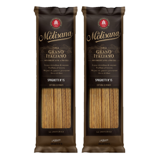 Molisana 茉莉 義大利全麥直麵 100%杜蘭小麥 傳統石臼慢磨製粉, 500g, 2包