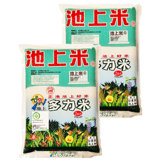 池上多力米 一等米 嚴選CNS一等米, 2kg, 2包, CNS 一等