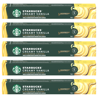 스타벅스 네스프레소 크리미 바닐라향 캡슐커피, 5.1g, 10개입, 5개