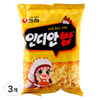 농심 인디안밥, 83g, 3개