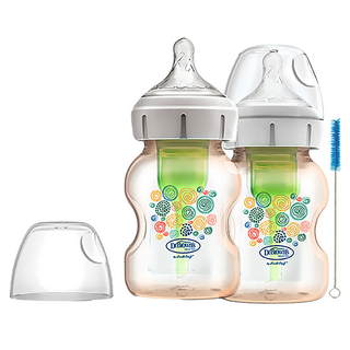 닥터브라운 옵션스 플러스 PPSU 와이드넥 젖병, 혼합색상, 150ml, 2개