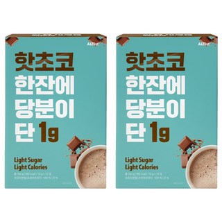 Altist 1g糖熱巧克力沖泡飲, 15g, 10條, 2盒