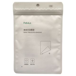 FaSoLa DIY免剪裁奈米無痕雙面貼 3入, 透明色, 2組