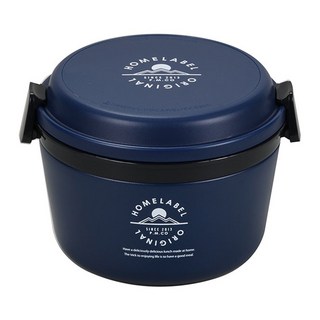 PEARL LIFE 珍珠金屬 橡實保溫便當罐 HB-5450, 海軍藍, 770ml, 1個