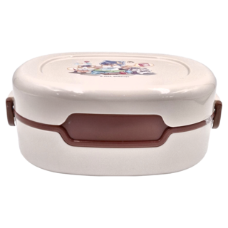 SL 三榮塑膠 扣式餐盒 R-4200XW 尺寸19.3x14.2x7.8cm, 柴語錄 愛爾蘭雙色, 1個
