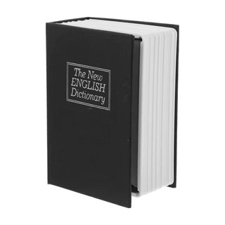 HOMESAFE 書本保險箱 密碼款, 黑色