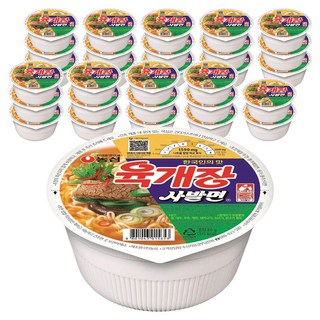 농심 육개장 사발면 86g, 30개