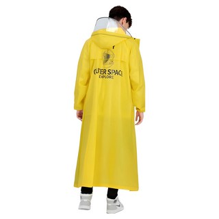 理享家 前開式機車雨衣 加大款, M(165~170cm), 黃色