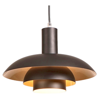 北歐風飛碟餐廳吊燈, KC2278-65, 黑色