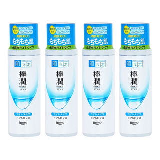 HADALABO 肌研 極潤保濕化妝水 清爽型 保持肌膚滋潤 防止乾燥 強化肌膚屏障, 170ml, 4瓶