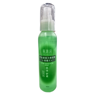 廣源良 蘆薈曬後涼膚凝露 噴霧式 100ml, 1瓶