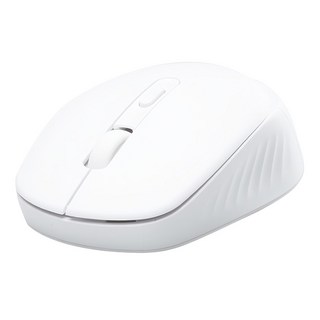 E-books M80 完美手感型四鍵式靜音無線滑鼠, 白色