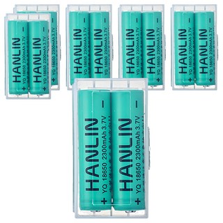 HANLIN充電電池 尖頭 18650, 2個, 6盒