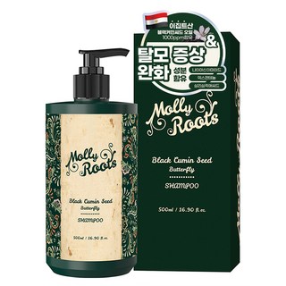 몰리루트 블랙커민씨드 버터플라이 샴푸, 500ml, 1개