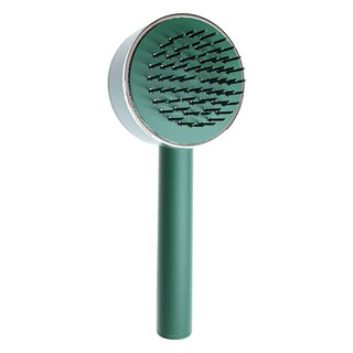 新式3D氣墊頭皮按摩美髮梳, 1個, 綠色