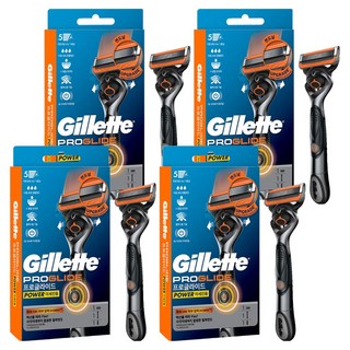Gillette 吉列 ProGlide電動刮鬍刀+刮鬍刀頭組, 4組