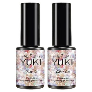 YUKI 彩色凝膠, 45號 氣泡粉, 5g, 2個