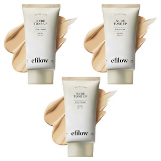 自然光澤裸色潤色防曬霜 SPF50+ PA++++, 60ml, 3個