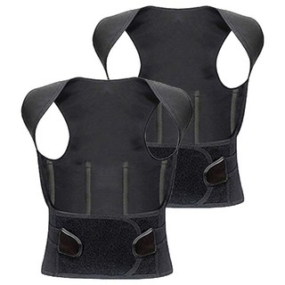 防駝背背心 黑色, 2個