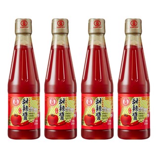 金蘭 甜辣醬 美味升級 瓶身精心設計 兩用便利蓋, 295ml, 4瓶