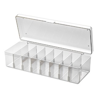 Khohimo 壓克力小卡卡磚飾品收納盒 4W112, 透明