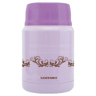 GOZENBO 御膳坊 棉花糖系列 316燜燒罐, 粉紫色, 500ml, 1盒