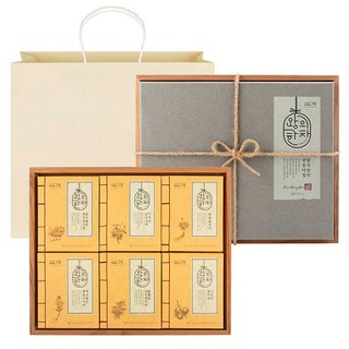 SSANGGYE 宮廷茶+購物袋禮盒組, 茶包 6款+購物袋, 1組