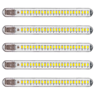 小麥購物 USB小夜燈LED 24燈 Y039 18 x 1.7cm 16g 5個, 白光