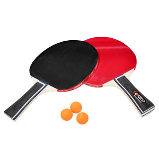 TOTOP 天波 桌球拍組 3入 (內含二支球拍+3顆乒乓球), 不適用, 1組