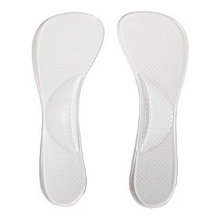 HUKUKU 福可 果凍足弓七分墊, 高跟鞋專用 隱形防滑 柔軟舒適, 19 x 7cm, 1雙