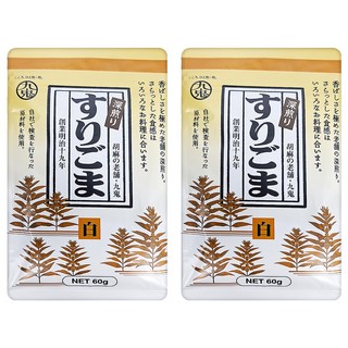 九鬼 深煎白芝麻粉 2503, 60g, 2包