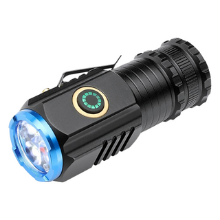 RONEVER 迷你充電式手電筒, 1個, 黑色