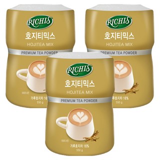 RICHIS 焙茶粉, 550g, 1個, 3罐
