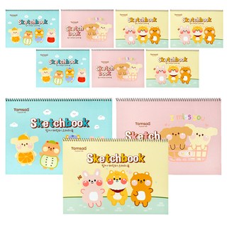 탐사 캐릭터 스케치북 130g, 20매, 10개