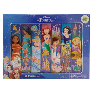 Disney Princess 公主 11 拼圖 520片 380x530mm 適合年齡: 3歲以上, Disney Princess公主11, 1盒