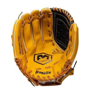 Franklin Field Master 右撇子用棒球手套 22604, 1個, 黃色