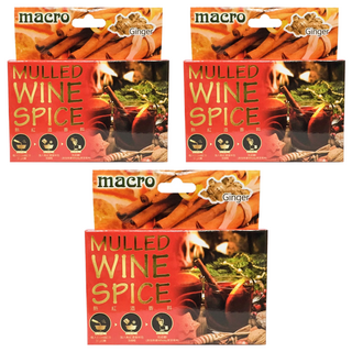 Macro 暖薑風味熱紅酒香料 6g 5包入, 30g, 3盒