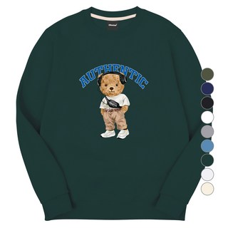 okstar 男女通用 Authentic 小熊特殊雙面圓領T恤 1SSP008