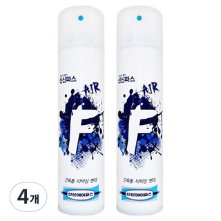 신신파스 F 뿌리는 스프레이 파스 300ml, 1개입, 4개