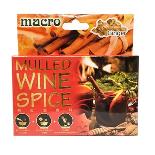 Macro 暖薑風味熱紅酒香料 6g 5包入, 30g, 1盒