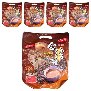 祥溢 古坑 三合一咖啡 台灣特產, 15g, 22包, 5袋