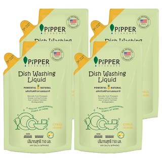 피퍼스탠다드 발효액 주방 세제 리필형, 750ml, 4개