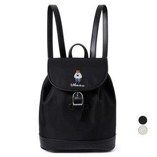 WHO.A.U 男女通用 Steve 帆布後背包, 99 混色