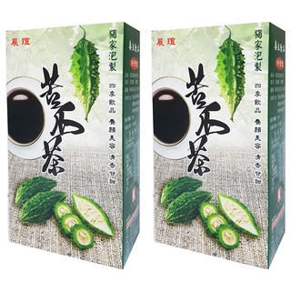 展瑄 苦瓜茶複合茶包 清香甘甜 四季飲品, 2.5g, 30包, 2盒